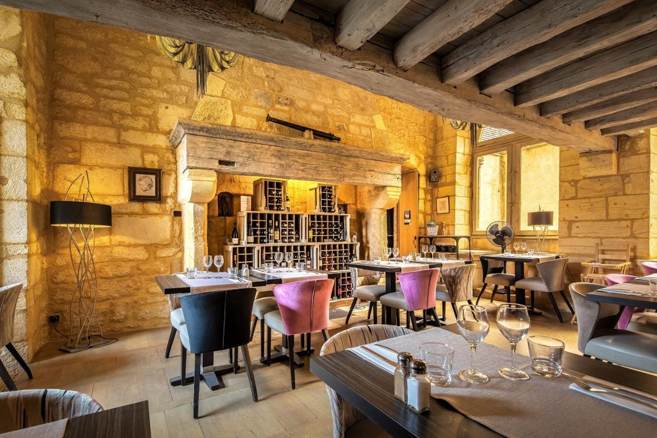 Hotel La Couleuvrine Sarlat Centre Ville Exteriör bild
